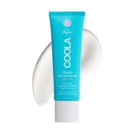 COOLA Organic Face Sunscreen SPF 50 Sunblock Lotion, Dermatologist Tested Skin Care for Daily Protection, Vegan and Gluten Free, White Tea, 1.7 Fl Oz