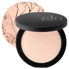 Glo Skin Beauty Pressed Base Powder Foundation Makeup (Beige Fair) - Flawless Coverage for a Radiant Natural, Second-Skin Finish