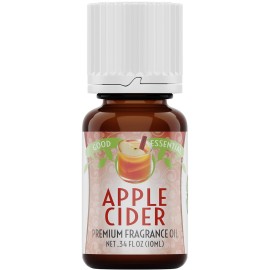 Good Essential Professional Hazelnut Fragrance Oil 10ml (0.33 fl oz) for Christmas Diffusers, Candles, Soaps, Lotions, Perfume - Scented Candle Oil - Soap Making Scents