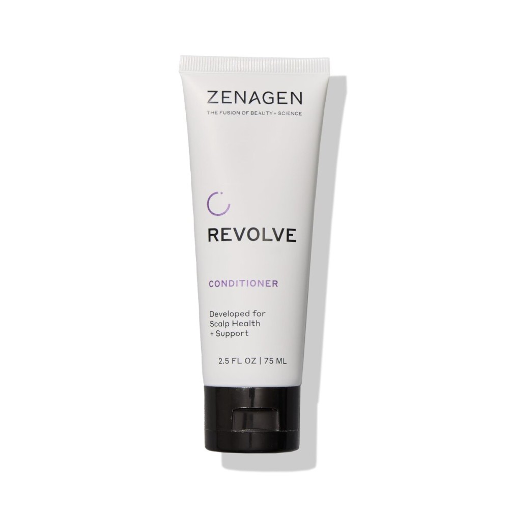 ZENAGEN Revolve Conditioner (Unisex) | Supports Scalp Health & Appearance of Fuller, Healthier Hair, Developed for Fine & Visibly Thinning Hair, Plant-Based, Color-Safe, Vegan, 75 mL / 2.5 oz