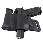 Comfort Carry Leather Holster & Mag Pouch Combo | Made in USA Fits Glock 17 19 22 23 32 33 | Springfield XD & XDS | S&W M&P Shield | Fits Most 1911 Style Handguns