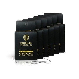 Parallel Products - Premium Eyebrow Mapping String for Microblading - Pre-Inked - 1 mm Charcoal Thread - Essential Brow Microblading Supplies - 15 Meters per Box (6-Pack)