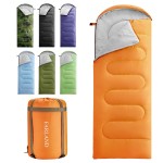FARLAND Sleeping Bags 30 for Adults Teens Kids with Compression Sack Portable and Lightweight for 3-4 Season Camping, Hiking,Waterproof, Backpacking and Outdoors