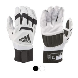 adidas Freak MAX 2.0 Padded Lineman Adult Football Gloves, White, X-Large - Premium Football Gear