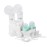 Motif Medical Luna Double Breast Pump Replacement Parts - Breast Pump Parts W/Bottles, Nipples, Tubing, Valves, Breast Shields (24mm), Diaphragms, Connectors & More - Safe Easy-to-Use Breast Pump Kit