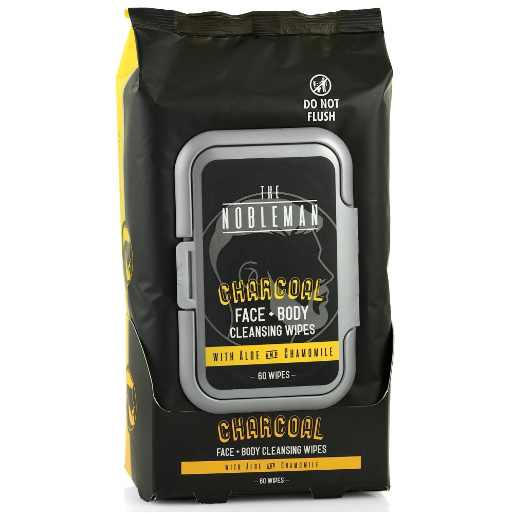 Charcoal Face + Body Cleansing Wipes