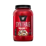 BSN Syntha-6 Whey Protein Powder, Cold Stone Creamery- Cookie Doughn\'t You Want Some, Micellar Casein, Milk Protein Isolate Powder, 25 Servings