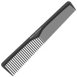 Bardeau Essentials Professional 7 Inch Black Carbon Fiber Anti Static Chemical And Heat Resistant Comb For All Hair Types | Fine and Wide Tooth Comb For Men and Women