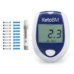 KetoBM Blood Ketone Meter Kit for Keto Diet Testing - Complete Ketone Test Kit with Ketone Monitor, Keto Strips, Lancing Device & Lancets