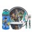Zak Designs 5-Piece Dinnerware Set, Disney and Pixar Toy Story 4 - Durable Plastic & Stainless Steel - Includes Water Bottle, 8-Inch Plate, 6-Inch Bowl, Fork & Spoon - Suitable for Kids Ages 3+