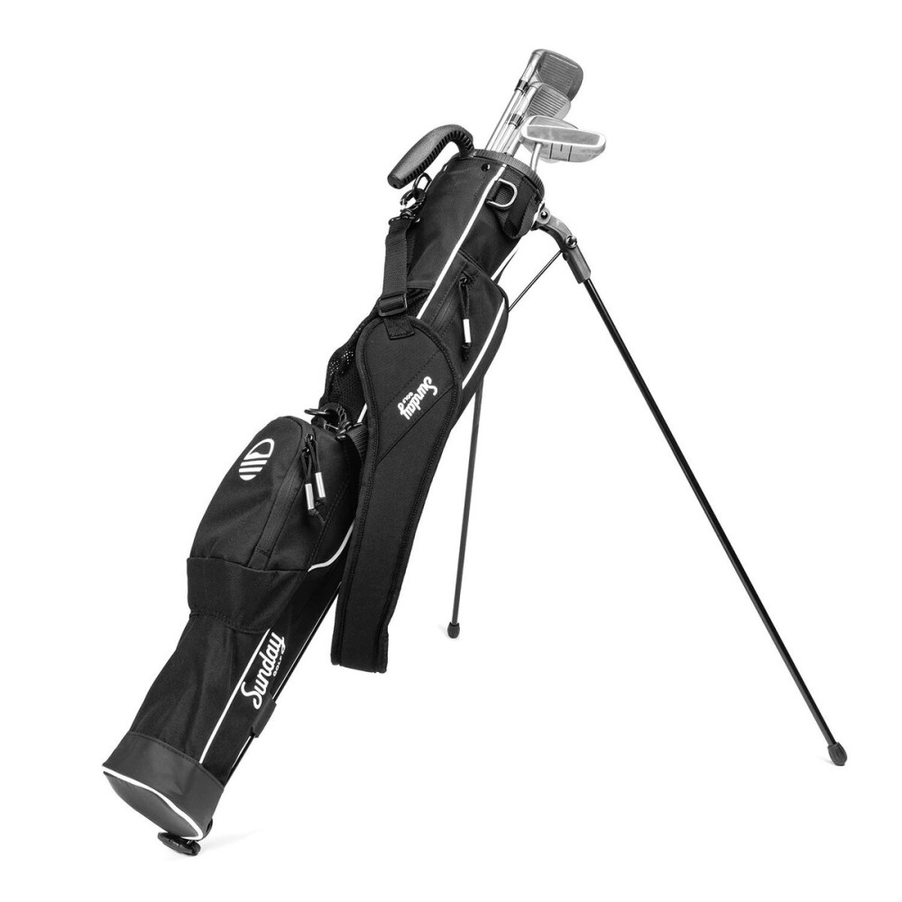 The Original Lightweight Sunday Golf Bag with Stand - Easy to Carry, Durable Pitch & Putt Bag for Driving Range, Par 3 & Executive Courses