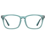 TIJN Blue Light Blocking Glasses for Women Men Clear Frame Square Nerd Eyeglasses Anti Blue Ray Computer Screen Glasses