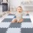 XMTMMD Soft Non-Toxic Foam Baby Play Mat | Toddler Playmat | EVA Foam Interlocking Tiles for Gym, Nursery, Playroom | 18 Squares Foam Floor Mats for Kids & Babies | Colorful Jigsaw Puzzle Play Mat