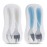 Kirecoo 2 Set Toddler Utensils, Toddler Forks and Spoons, Stainless Steel kids Silverware Set, Designed for Self Feeding Flatware Utensils with Travel Carrying Cases BPA Free (White & Aqua)