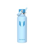 Super Sparrow Insulated Water Bottle - 25 Oz - Standard Mouth FlipFlow Flask - BPA Free, Leak Proof Drink Bottle- Ergonomic Straw Water Bottles for Work, Gym, Travel, Sports