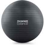 Core Balance Exercise Ball for Workouts, Anti-Burst and Slip Resistant, Swiss Yoga Ball for Pregnancy, Stability, Fitness and Physical Therapy, 4 Sizes, with Pump (33 / 85cm Black)