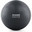 Core Balance Exercise Ball for Workouts, Anti-Burst and Slip Resistant, Swiss Yoga Ball for Pregnancy, Stability, Fitness and Physical Therapy, 4 Sizes, with Pump (22 / 55cm Black)