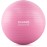 Core Balance Exercise Ball for Workouts, Anti-Burst and Slip Resistant, Swiss Yoga Ball for Pregnancy, Stability, Fitness and Physical Therapy, 4 Sizes, with Pump (29 / 75cm Pink)