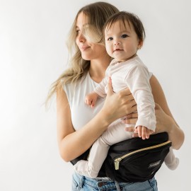 Tushbaby The Original Premium Quality Hip Seat Carrier - Safety-Certified Baby & Toddler Carrier with Secure Safety Buckles, Storage Pockets & Nursing Pillow