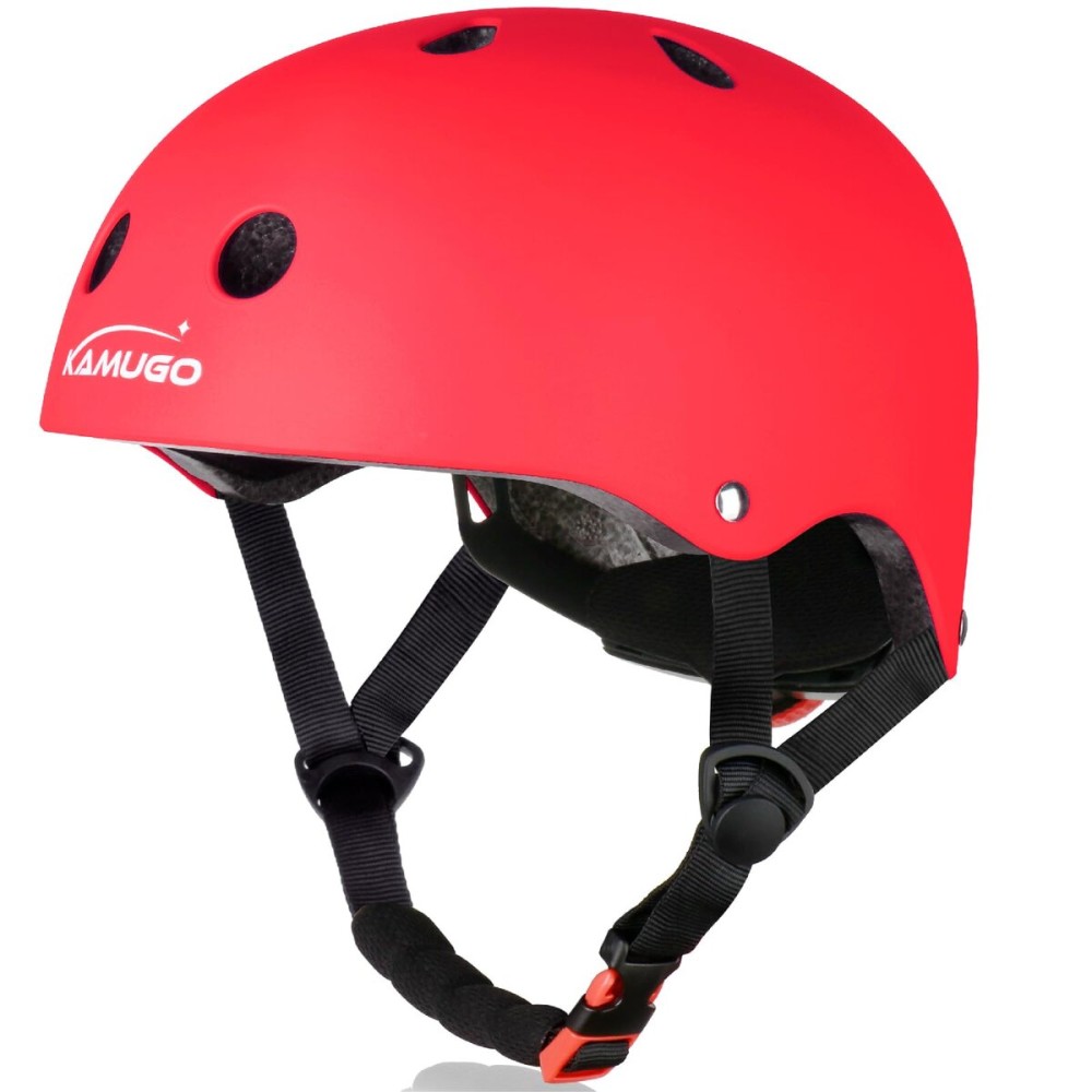 KAMUGO Kids Bike Helmet,Toddler Helmet Adjustable Bicycle Helmet Girls Or Boys Ages 2-3-4-5-6-8 Years Old,Multi-Sports for Cycling Skateboard Scooter