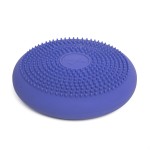 BouncyBand Wiggle Seat, Purple, 1-Pack - Small 10.75 D x 2.5 H Wobble Cushion for Kids Aged 3-7 - Sensory Tool Promotes Active Learning & Improves Productivity - Includes Pump for Easy-Inflation