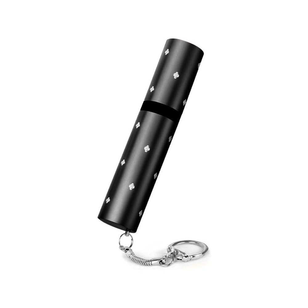 Electra Lipstick Mini Stun Gun for Women Self Defense, Discreet and Powerful Stun Gun Keychain with Flashlight, Maximum Voltage, Recharcheable Battery by Guard Dog Security