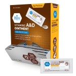 MED PRIDE Vitamins A&D Ointment Packets for Skin Relief -Vitamin A & D Skin Protectant Ointment, 5g Packets, 144-Count, for Body Chaffing, Diaper Rash, Cuts, Dry-Cracked Hands/Feet/Face