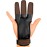 KESHES Archery Glove Three Finger Tab - Durable Leather Finger Protector for Recurve & Longbow Bows - Comfortable Tab Guard for Men, Women, & Youth - Ideal for Archery Hunting & Target Practice