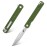 Eafengrow EF16 Folding Knife Flipper Ball Bearing Point D2 Blade G10 Handle with Pocket Clip Everday Carry Pocket Knife Liner Lock Camping Tactical Outdoor Multitool (Army Green)