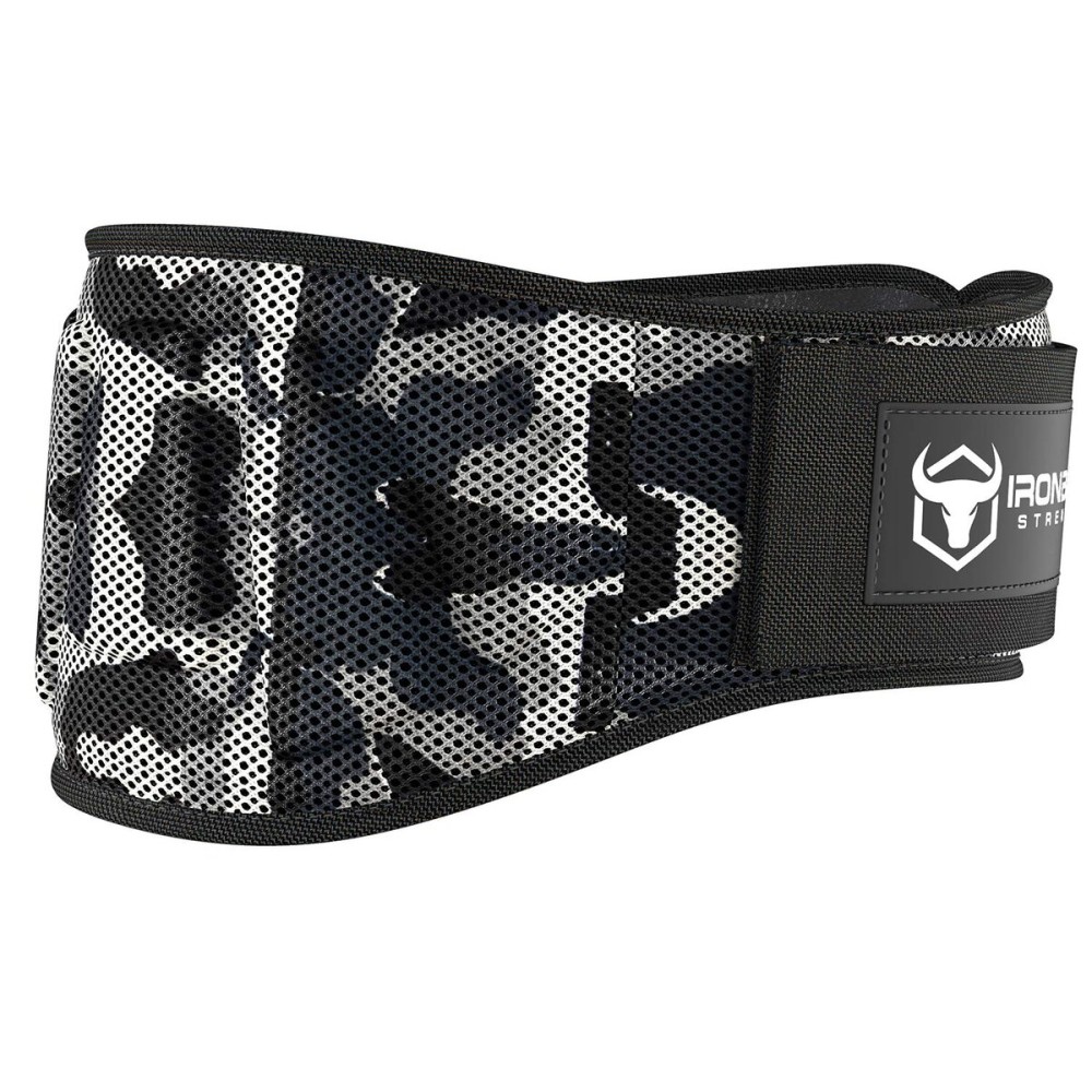 Weight Lifting Belt For Men and Women - 6 Inch Auto-Lock Weightlifting Back Support, Back Belt for Lifting, Fitness, Strength Training and Powerlifitng (Small, Camo White)