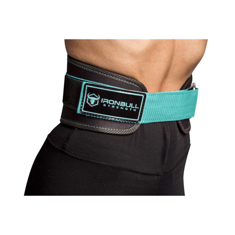 Women Weight Lifting Belt - High Performance Neoprene Back Support - Light Weight & Heavy Duty Core Support For WeightLifting and Fitness (Black/Mint, Small)