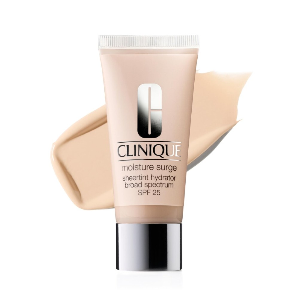Clinique Moisture Surge Sheertint Hydrator Hydrating Tinted Moisturizer Broad Spectrum SPF 25 With Hyaluronic Acid + Aloe Water | Sheer Coverage, Natural Finish, Very Light, 1.4 Fl Oz