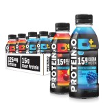 Protein2o 15g Whey Protein Isolate Hydration Drink Plus Energy & Focus, 350mg of Electrolytes, Vitamins B5 & B6, Sugar Free, Energy Variety Pack, 16.9 oz Bottle (Pack of 12)