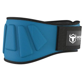 Weight Lifting Belt For Men and Women - 6 Inch Auto-Lock Weightlifting Back Support, Back Belt for Lifting, Fitness, Strength Training and Powerlifitng (X-Large, Blue)