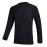 Men\'s Swim Shirts Rashguard Sun Shirt UPF 50+ UV Sun Protection Outdoor Long Sleeve T-Shirt Swimwear Black S