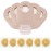 Carbou 21 PCS Ostomy Supplies Colostomy Bags Two Piece Drainable Pouches with Closure 12, Ileostomy Stoma Care,Cut-to-Fit(15pcs Bags+6pcs Barrier)