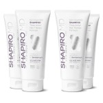 Shapiro MD Hair Growth Experts Hair Loss Shampoo | DHT Fighting Vegan Formula for Thinning Hair Developed by Dermatologists | Experience Healthier, Fuller and Thicker Looking Hair | 4 Month Supply