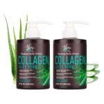 BLOOM IT\'S A GREAT SKIN DAY! Collagen Lotion Skin Care Firming Body Cream, Intensive Anti Aging Moisturizer Face Lotion with Aloe Vera For Wrinkles, Sagging Skin, Dry Skin, Fragrance Free, Pack of 2