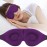 ZGGCD Sleep Mask for Side Sleeper, Light Blocking Sleeping Eye Mask for Women Men, 3D Contoured Cup Night Blindfold, Luxury Eye Cover Eyeshade with Adjustable Strap for Travel, Nap, Purple