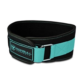 Women Weight Lifting Belt - High Performance Neoprene Back Support - Light Weight & Heavy Duty Core Support For WeightLifting and Fitness (Black/Mint, Medium)