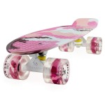 Skateboards Mini Cruiser 22 inch Retro Boy Kids First Skateboard for Youthes Beginners Children Teenageres Girl Youth Adults Patinetas Boys 7 to 10 (Pink Camouflage)