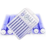 Hearing Aid Ear Wax Guard Filters Cerumen Stop Cleaning Tool Accessories for Phonak/Resound/Widex/Unitron/Jungle Care Blue x 5 Pack