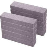 Chinco 10 Packs Pumice Stick for Cheaning, Pumice Scouring Stone Pad Removing Stain Grime Without Leaving Scratches for Kitchen Oven Stove Home Bathroom Toilet Pool House Cleaning Supplies