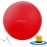 Fitvids Anti-Burst and Slip Resistant Exercise Yoga Ball with Quick Pump 48-55cm, M, Red