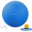 Fitvids Anti-Burst and Slip Resistant Exercise Ball Yoga Ball Fitness Ball Birthing Ball with Quick Pump, 2,000-Pound Capacity, Blue, 26-inch, L