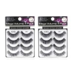 Ardell False Eyelashes Mega Volume 251 - Fluffy Volume for a Dramatic Look, Wispy Lashes, Full Strip Lashes, 2 Pack