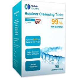 Retainer Cleaner Tablets Invisalign Cleaner Denture Cleaning Tablets,Remove Stains Away,3 Month Nature Supply - Use for Invisible Clear Aligner,Partials Full Dentures,Night Guard,Mouthguard by Y-Kelin