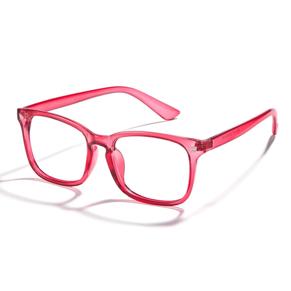 Cyxus Red Blue Light Blocking Glasses for Women Computer Glasses Retro Clear Lens Eyeglasses Frame