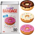 BioSwiss Bandages, Donut Shaped Self Adhesive Bandage Set, Latex Free, Sterile Wound Care, 50 Count