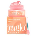 YUGLO Lip Sleeping Mask | Peach Flavor | Hydrating & Soothing Lip Treatment for Dry, Chapped Lips | Plumps & Moisturizes | Overnight Lip Repair